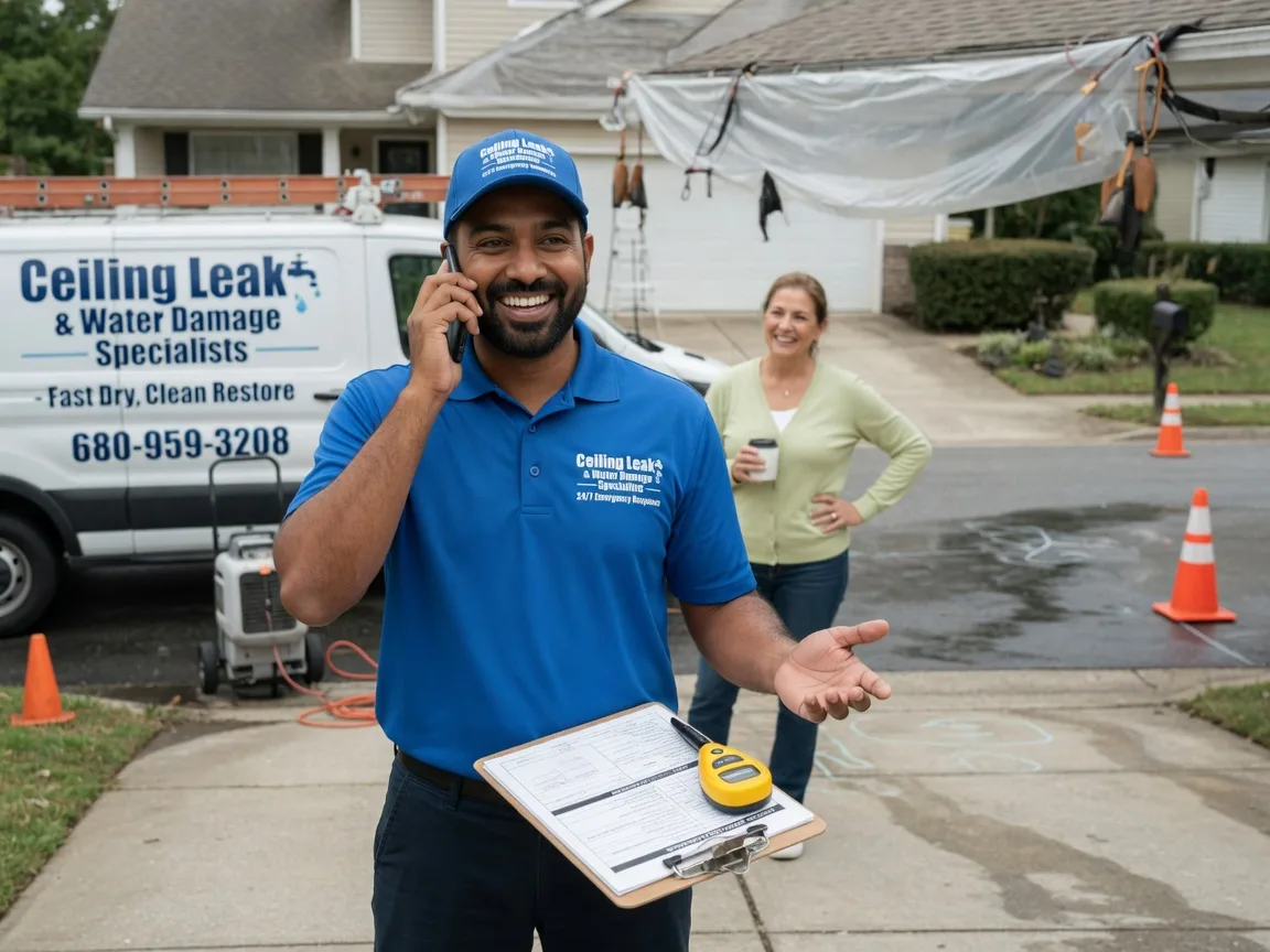Ceiling Leak Cleanup Talmo, GA FAQs